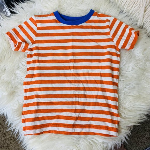 Boden Boy's Striped T-Shirt Size 2 - Picture 1 of 4